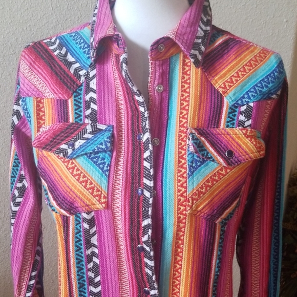 NWOT Crazy Train button up top - Picture 2 of 4